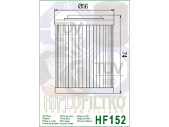 Фильтр масляный HIFLO HF152