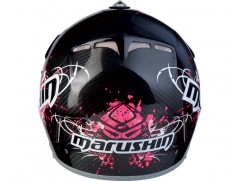 Мотошлем кроссовый MARUSHIN RS-MX ET Carbon Race, черно-розовый, p.L