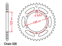 Звезда задняя Sunstar для Yamaha XJ600 Diversion