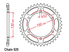 Зірка задня Sunstar 1-4598-47