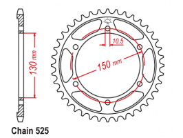 Зірка задня Sunstar 1-4598-47