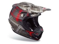 Мотошлем Moto-8 Plaid Red/Black