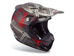 Мотошолом Moto-8 Plaid Red/Black