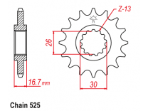 Зірка передня Sunstar на Honda CB650/CBR650 (14-19)