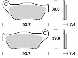 Гальмівні колодки передні Yamaha X-MAX/MAJESTY 125/250