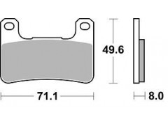 Тормозные колодки Braking 898CM55