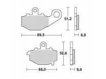 Тормозные колодки Braking 775SM1