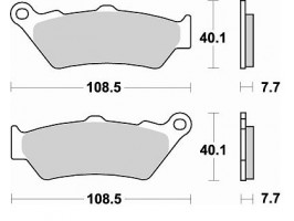 Гальмівні колодки Braking 780CM55