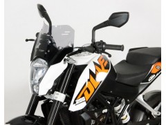 ВІТРОВЕ СКЛО ІЗ СПОЙЛЕРОМ KTM DUKE 125 / 200 /390 MRA затемнене