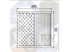 Фільтр масляний Filtrex OIF007 Kawasaki.