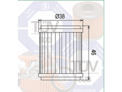 Фільтр масляний Yamaha YP250 Majesty / X-MAX 250