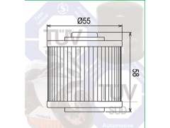 Фильтр масляный Filtrex OIF018 Yamaha, Sachs, MuZ, Aprilia, Derbi.