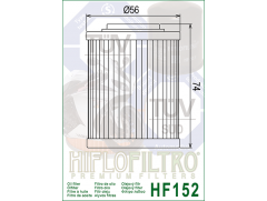 Фільтр масляний HIFLO HF152