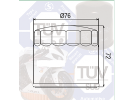 Фільтр масляний Mann MW713 Ducati