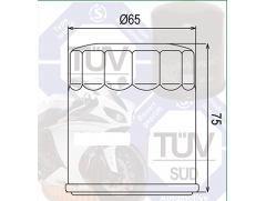 Фільтр масляний Filtrex OIF035 KTM.