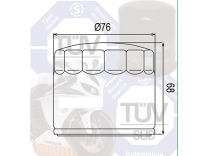 Фільтр масляний Filtrex OIF042 Harley Davidson.