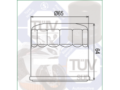 Фильтр масляный Champion COF104 аналог OIF024