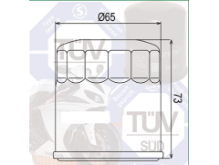 Фильтр масляный CHAMPION F304-F306