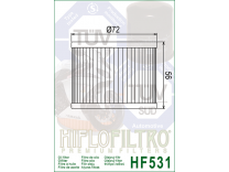 Фільтр масляний HIFLO HF531