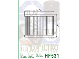Фильтр масляный HIFLO HF531