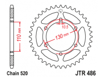 Звезда задняя JT JTR486.43