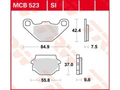 Гальмівні колодки TRW LUCAS MCB523