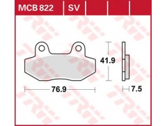 Тормозные колодки TRW  MCB822 на Geon / Hyosung