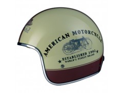 Мотошлем MARUSHIN American 01 фисташково/бордовый р.М