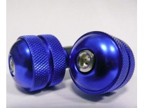 Грузики руля ROUND фрезерованные синие