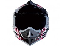 Мотошлем кроссовый MARUSHIN RS-MX ET Carbon Race черно-розовый p.S