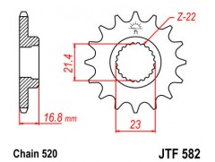 Зірка передня JTF 582.16