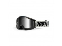 Мото окуляри 100% ACCURI Moto Goggle Black Tornado SAND-сіра лінза