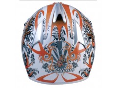 Мотошлем кроссовый MARUSHIN XMR Pro Poizun оранж/бел p.XXS