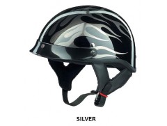 Мотошлем  AGV Thunder half Flame Platinum, p.XL