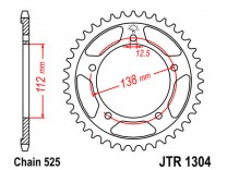 Звезда задняя для Honda CBR600F (1999-2000)