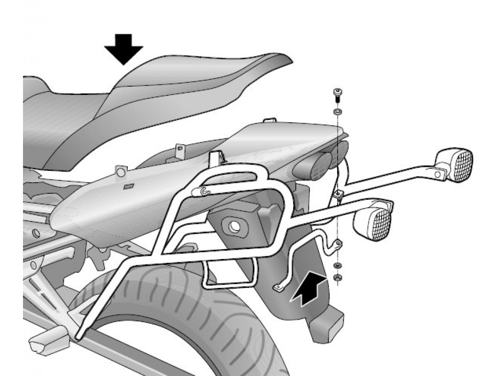 Купить Крепления для боковых кофров SHAD Yamaha Fazer 1000   Киев Одесса Харьков Днепропетровск Херсон Николаев Запорожье Львов Ивано-Франковск Ужгород Полтава Чернигов Тернополь Житомир