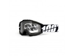 Мотоочки 100% ACCURI Moto Goggle Black Tornado Enduro- прозрачная линза