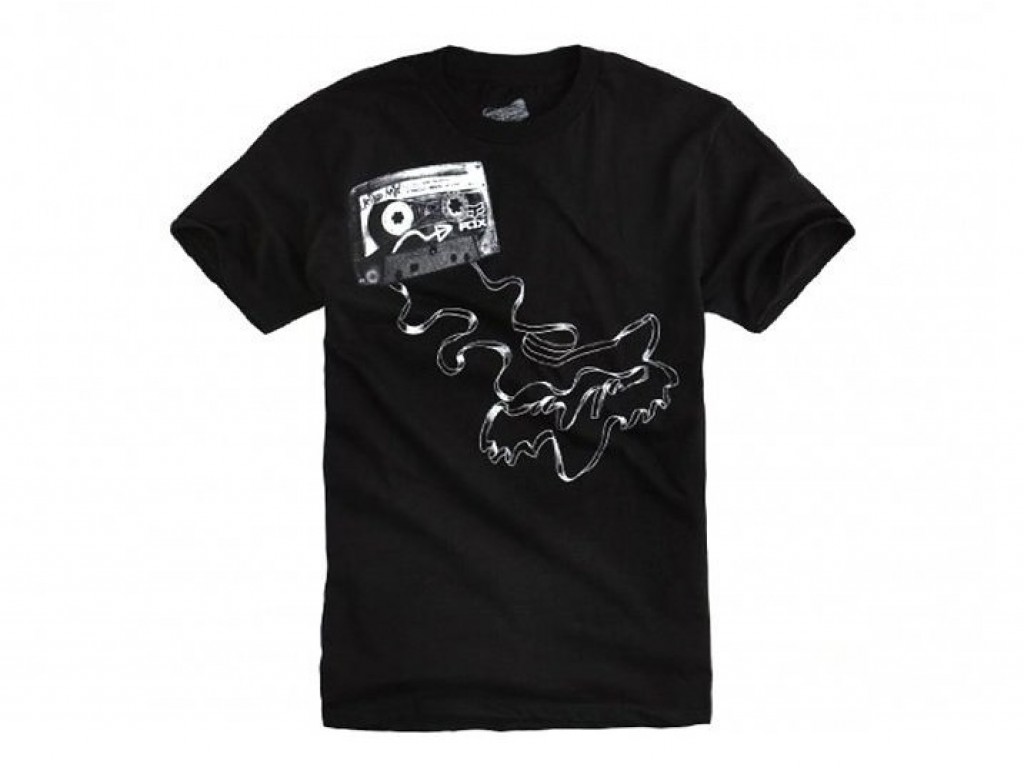 Купити Футболка Mix Tape s/s Tee BLACK Fox Київ Одеса Харків Дніпропетровськ Херсон Миколаїв Запоріжжя Львів Івано-Франківськ Ужгород Полтава Чернігів Тернопіль Житомир