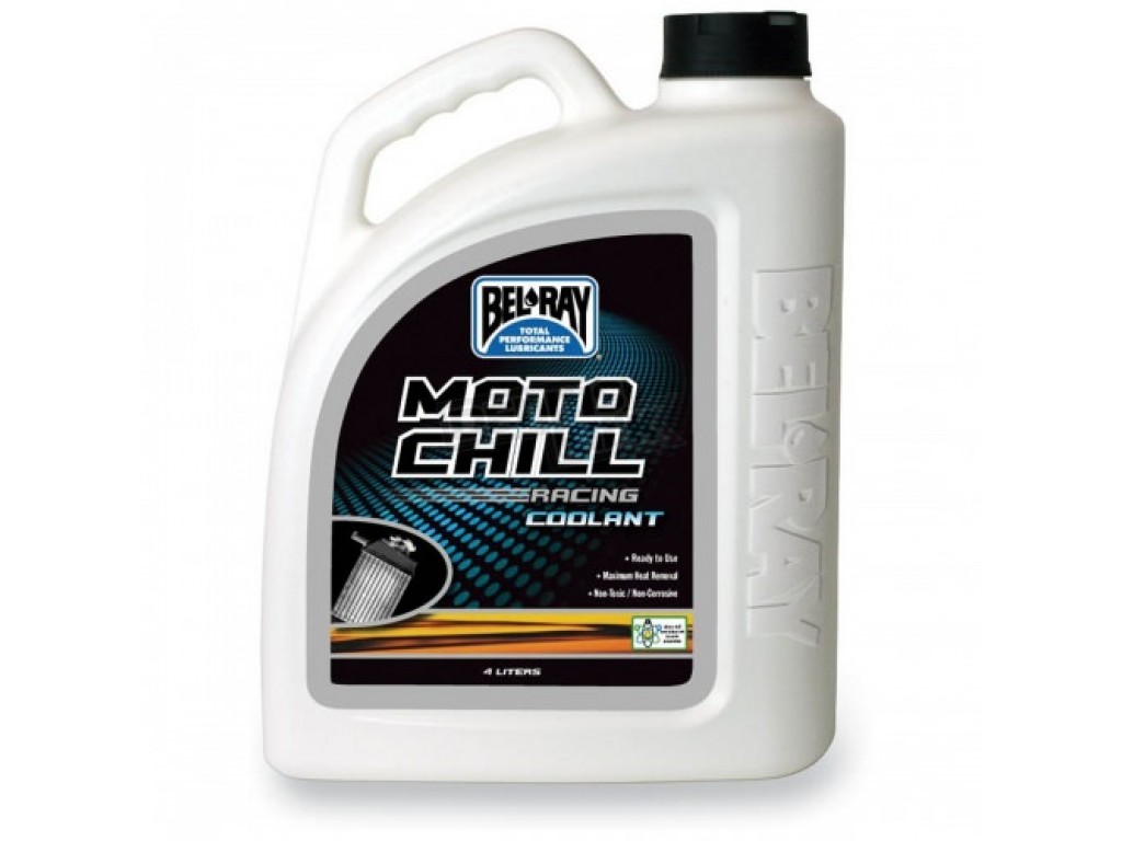 Купить Антифриз BEL RAY Moto Chill Racing Coolant 4L BEL RAY  Киев Одесса Харьков Днепропетровск Херсон Николаев Запорожье Львов Ивано-Франковск Ужгород Полтава Чернигов Тернополь Житомир