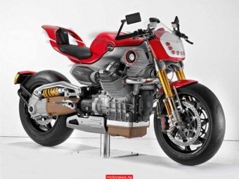 Нові фото концепту V12 від Moto Guzzi