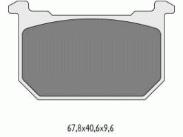 ТОРМОЗНЫЕ КОЛОДКИ ARMSTRONG GG ROAD 230058