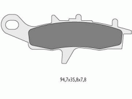 ТОРМОЗНЫЕ КОЛОДКИ ОРГАНИЧЕСКИЕ ARMSTRONG GG ROAD 230248