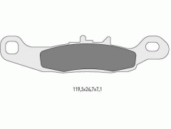 ТОРМОЗНЫЕ КОЛОДКИ ОРГАНИЧЕСКИЕ ARMSTRONG GG ROAD 230248