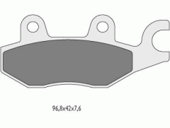 Тормозные колодки для квадроцикла CF Moto 500/625/800 передние левые органические