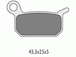 ГАЛЬМОВІ КОЛОДКИ СИНТЕТИЧНІ ARMSTRONG HH ROAD 320315