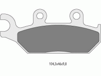 ТОРМОЗНЫЕ КОЛОДКИ ОРГАНИЧЕСКИЕ ARMSTRONG GG ROAD 230162