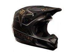Мотошлем кроссовый FOX V4 ROCKSTAR helmet черный