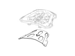 Крепление центрального кофра STREET-RACK на Honda NC750X/NC750 S(16-)