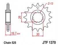 Звезда передняя JTF 1370.15