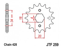 Звезда передняя JTF 259.16